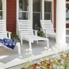 Captain Chaise Lounge Set in White