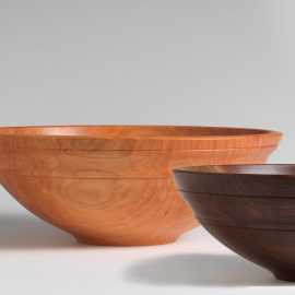 Cherry and Walnut Willoughby Bowls