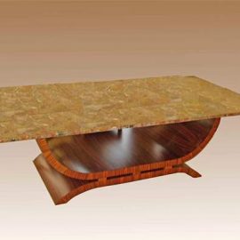Custom Art Deco Table Base