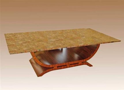 Custom Art Deco Table Base