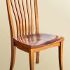 Winged Side Chair (Wood Seat)