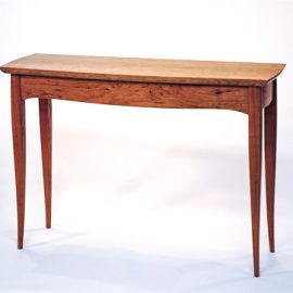 Sculpted Hardwood Sofa Table