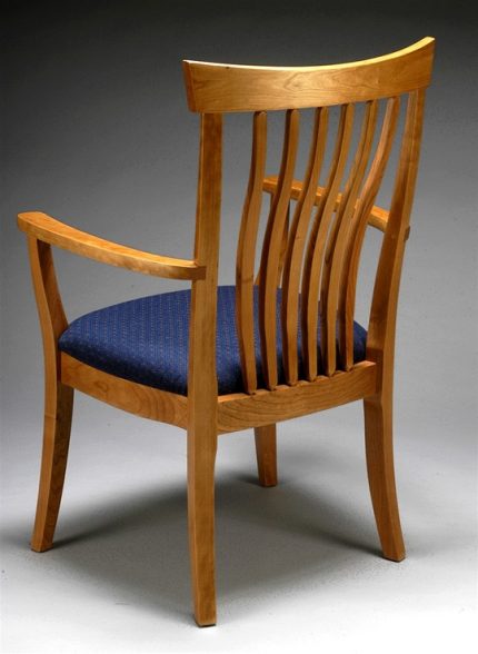Wide Winged Dining Chair