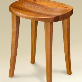 Carved Stool (Cherry)