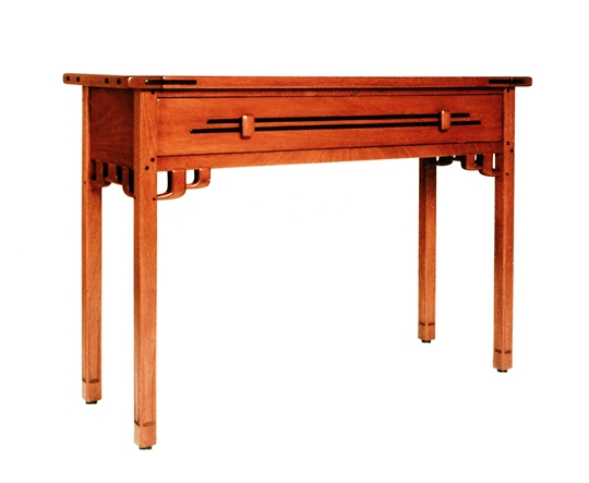 California Arts Crafts Console Table, Arts And Crafts Sofa Table