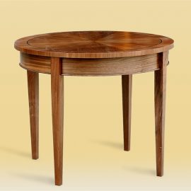 Custom Large Round Side Table