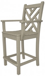 Chippendale Counter Chair with Arms