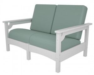 Club Settee in White