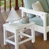 Club 18" End Table in White
