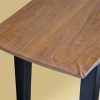 Oak Sofa Table Intricate Corner detail
