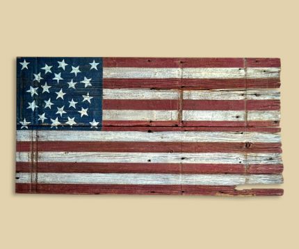 Reclaimed Barn Wood Missouri Compromise Flag
