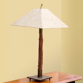 Tall Organic Stick Lamp