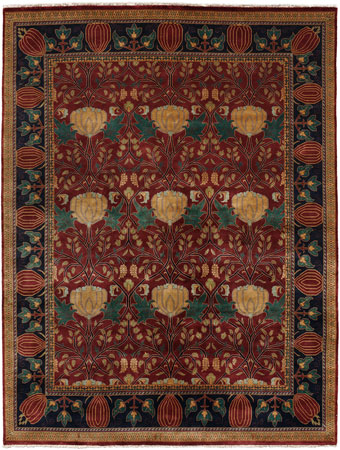 The Oak Park Rug in Red