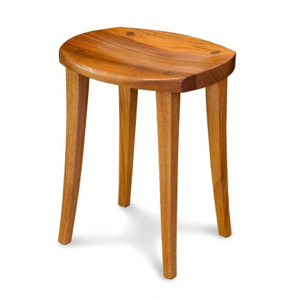 Carved Stool (Cherry)