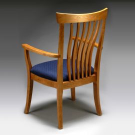 Wide Winged Dining Chair