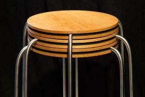 Round Stacking Side Table Set Detail