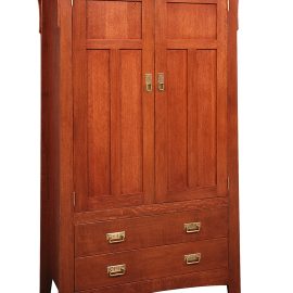 Prairie Armoire with Drawers