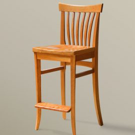Winged Bar Chair (Cherry)