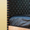 Sawbridge Studios Woven Bed headboard detail