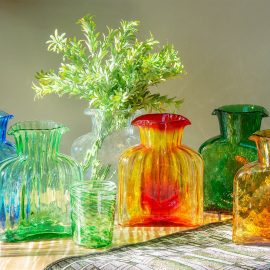 Sawbridge Studios Blenko Colorful Water Bottles