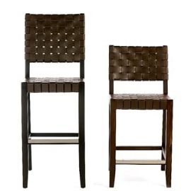 River Woven Barstools front