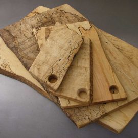Rectangle Spalted Maple Serving Boards