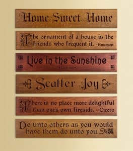 Inspiring Quotes for your Home