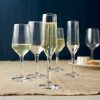 Bristol Champagne Flute with Wine Glasses