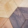 Rhombus Side Table Wood Options