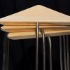 Triangular Stacking Side Table Set