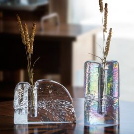 Handblown Glass Bud Vases by Joel