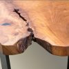 Live Edge Rustic Bench Detail