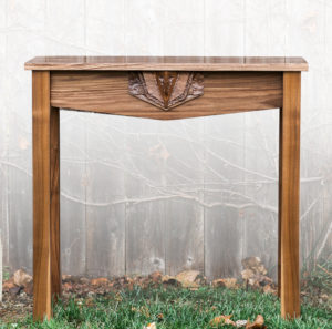 Sculpted Medallion Console Table