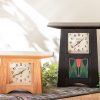 4x4 Tile and Square Face Mantle Clocks
