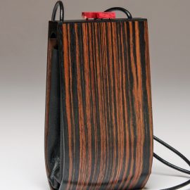 Alcea Ebony Wood Handbag