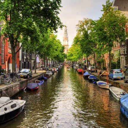 Amsterdam Canal Wooden Jigsaw Puzzle