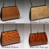 Calliandra Wood Handbag with single straps options