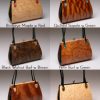 Calliandra Wood Handbag with 2 straps options