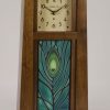 Craftsman 4x8 Tile Clock in Walnut
