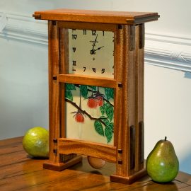 Greene & Greene Pendulum Tile Clock
