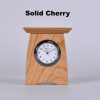 Tall Mini Clock in Cherry