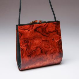Trillium Bubinga Wood Handbag