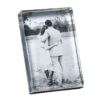 Vertical Woodbury Photo Block with Engraved Heart