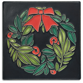 Black Wreath Tile