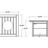 Square Fire Pit Table Dimensions