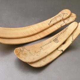 Spalted Maple Salad Tossers