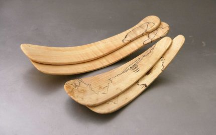Spalted Maple Salad Tossers