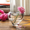 Beautiful Romance Heart Vase with pink flower