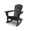 Palm Coast Adirondack Rocking Chair in Black