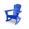 Palm Coast Adirondack Rocking Chair in Pacific Blue
